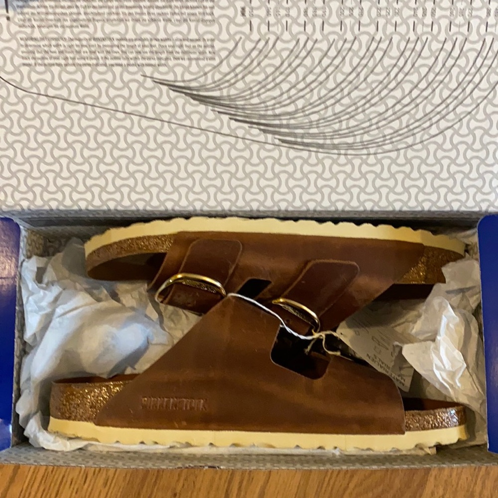 Brand new Brown Birkenstock Sandals